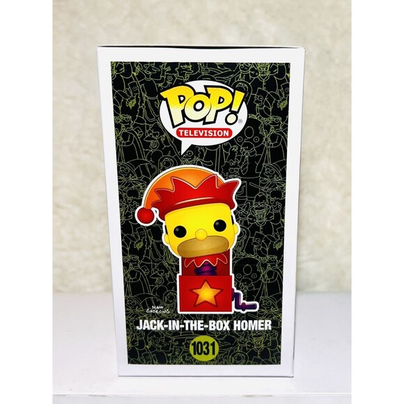 Funko Pop The Simpsons JACK-IN-THE-BOX HOMER #1031 (2020 Vaulted) W/Protector - Picture 5 of 7